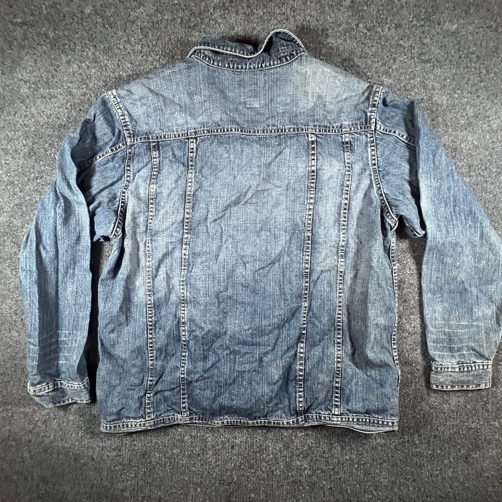 STARBURY By Stephon Marbury denim trucker jean jacket‎ XL y2k hip hop urban READ